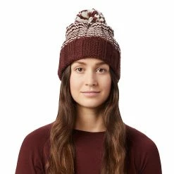 Mountain Hardwear Striped Pom-Pom Beanie