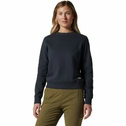 Mountain Hardwear Women's MHW Logo Label Crew Sweatshirt -Mountain Hardwear Sales 10536611x1195583 vAlt4