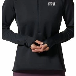 Mountain Hardwear Women's Polartec Power Stretch Pro 1/4 Zip Jacket -Mountain Hardwear Sales 10536635x1195583 vAlt3