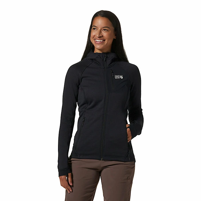 Mountain Hardwear Women's Polartec Power Grid Full Zip Hoody 3 Mountain Hardwear Women's Polartec Power Grid Full Zip Hoody