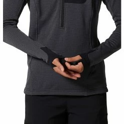Mountain Hardwear Women's Polartec Power Grid Half Zip Jacket -Mountain Hardwear Sales 10559971x1255969 vAlt5