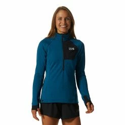 Mountain Hardwear Women's Polartec Power Grid Half Zip Jacket -Mountain Hardwear Sales 10559971x1256015 zm