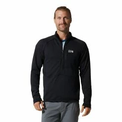 Mountain Hardwear Men's Polartec Power Grid Half Zip Jacket -Mountain Hardwear Sales 10559973x1012905 zm