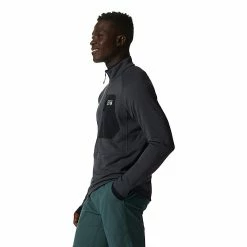 Mountain Hardwear Men's Polartec Power Grid Half Zip Jacket -Mountain Hardwear Sales 10559973x1255969 vAlt2